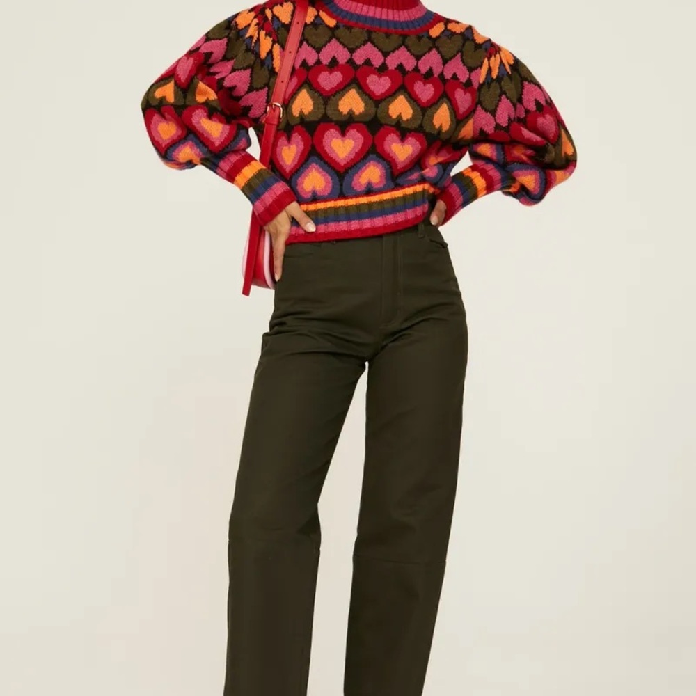 FARM Rio Full of Hearts Sweater